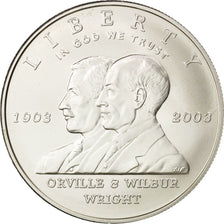 UNITED STATES, Dollar, 2003, U.S. Mint, KM #349, MS(63), Silver, 38.1, 27.41