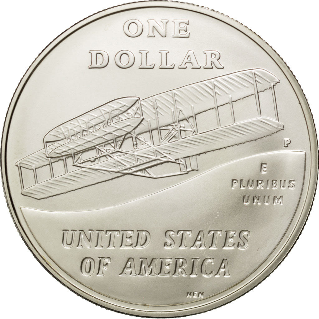 UNITED STATES, Dollar, 2003, U.S. Mint, KM #349, MS(63), Silver, 38.1, 27.41