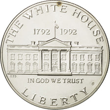 UNITED STATES, Dollar, 1992, U.S. Mint, KM #236, MS(63), Silver, 38.1, 26.86