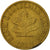 GERMANY - FEDERAL REPUBLIC, 5 Pfennig, 1949, Stuttgart, EF(40-45), Brass Clad
