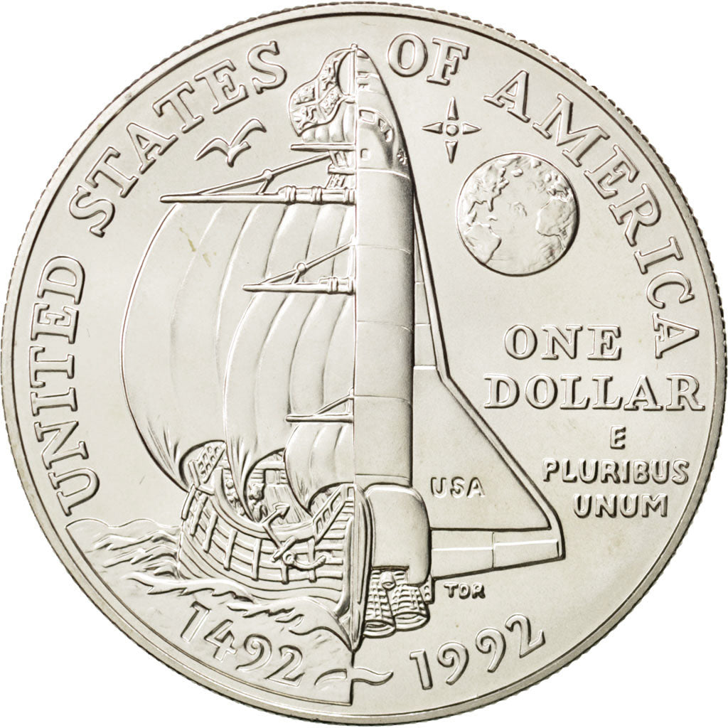 UNITED STATES, Dollar, 2005, U.S. Mint, KM #375, MS(63), Silver, 38.1, 27.45