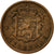 Luxemburg, Charlotte, 25 Centimes, 1946, S+, Bronze, KM:45