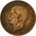 Italie, Vittorio Emanuele III, 5 Centesimi, 1920, Rome, TB, Bronze, KM:59