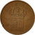 Belgium, 50 Centimes, 1953, VF(30-35), Bronze, KM:144