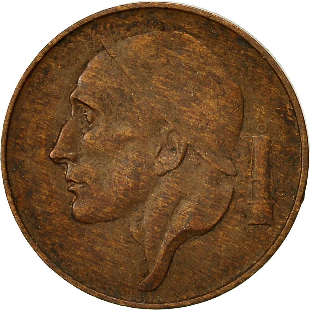 Belgio, 50 Centimes, 1953, MB+, Bronzo, KM:145