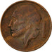 Belgio, 50 Centimes, 1955, MB+, Bronzo, KM:144