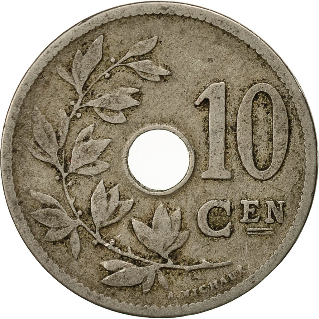 Belgium, 10 Centimes, 1905, VF(30-35), Copper-nickel, KM:53