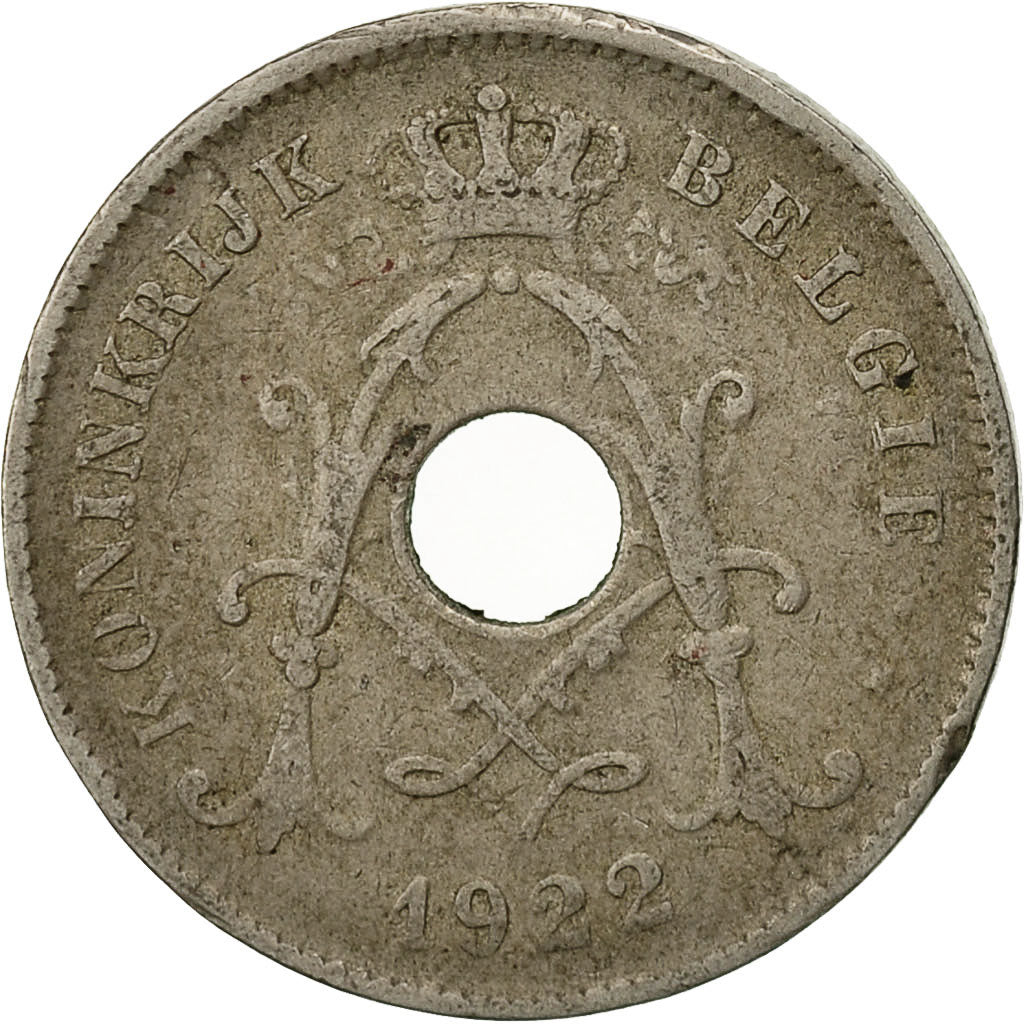 Belgique, 10 Centimes, 1922, TB+, Copper-nickel, KM:86