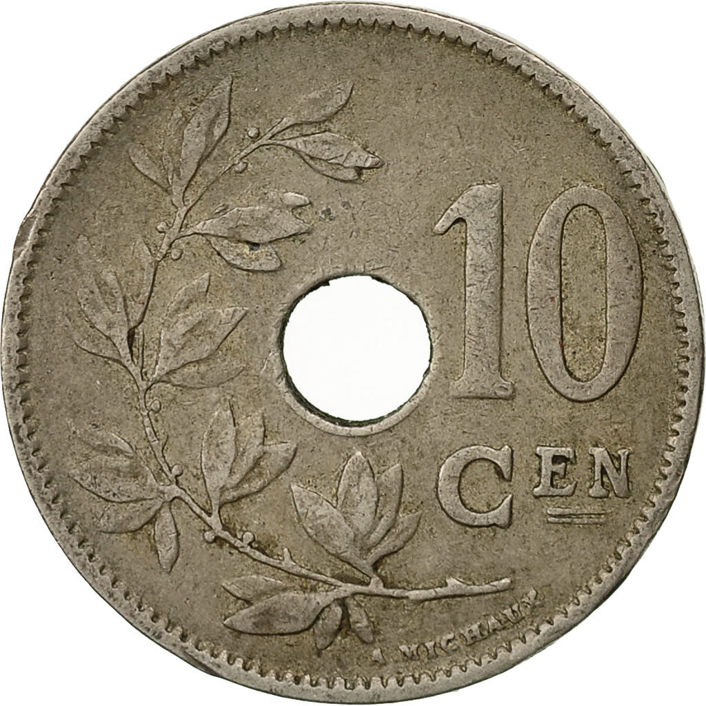 Belgique, 10 Centimes, 1922, TB+, Copper-nickel, KM:86