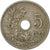 Belgien, 5 Centimes, 1906, S+, Copper-nickel, KM:55