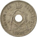 Belgio, 5 Centimes, 1926, MB+, Rame-nichel, KM:66