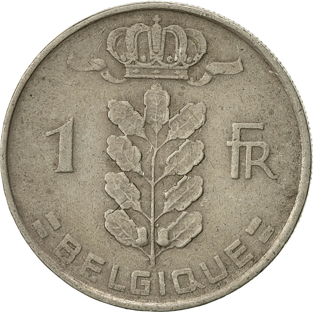 Belgium, Franc, 1952, EF(40-45), Copper-nickel, KM:142.1