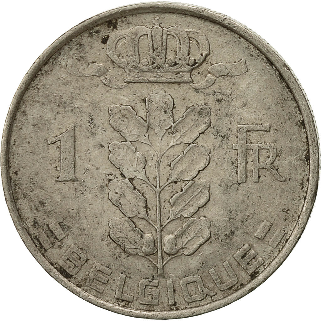 Belgique, Franc, 1951, TB, Copper-nickel, KM:142.1