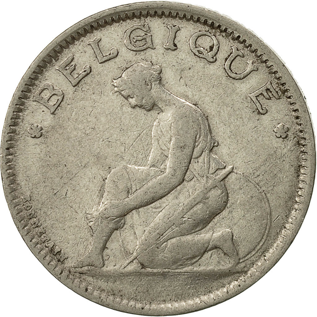 Belgien, Franc, 1934, SS, Nickel, KM:89