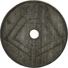Belgien, 5 Centimes, 1941, S, Zinc, KM:123