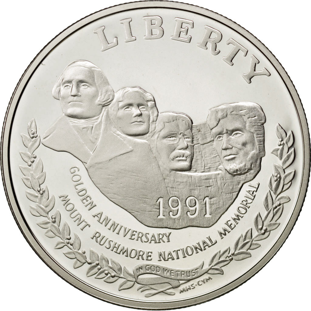 UNITED STATES, Half Dollar, 1991, U.S. Mint, KM #228, MS(65-70), Copper-Nickel..