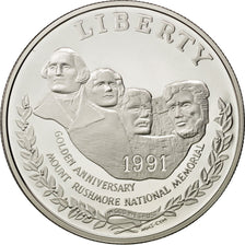 UNITED STATES, Half Dollar, 1991, U.S. Mint, KM #228, MS(65-70), Copper-Nickel..