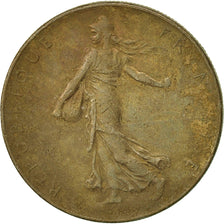 France, Semeuse, Franc, 1974, Paris, VF(20-25), Nickel, KM:925.1, Gadoury:474