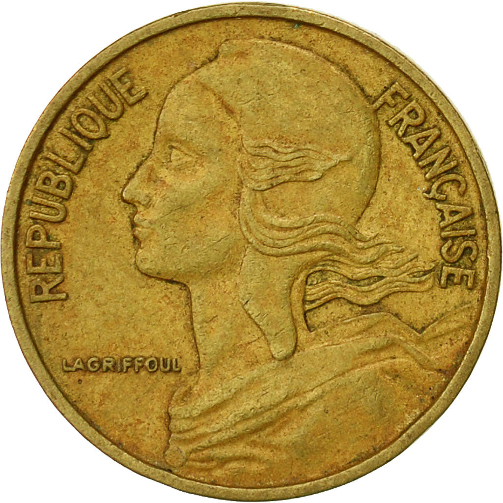 Francia, Marianne, 5 Centimes, 1967, Paris, BB, Alluminio-bronzo, KM:933