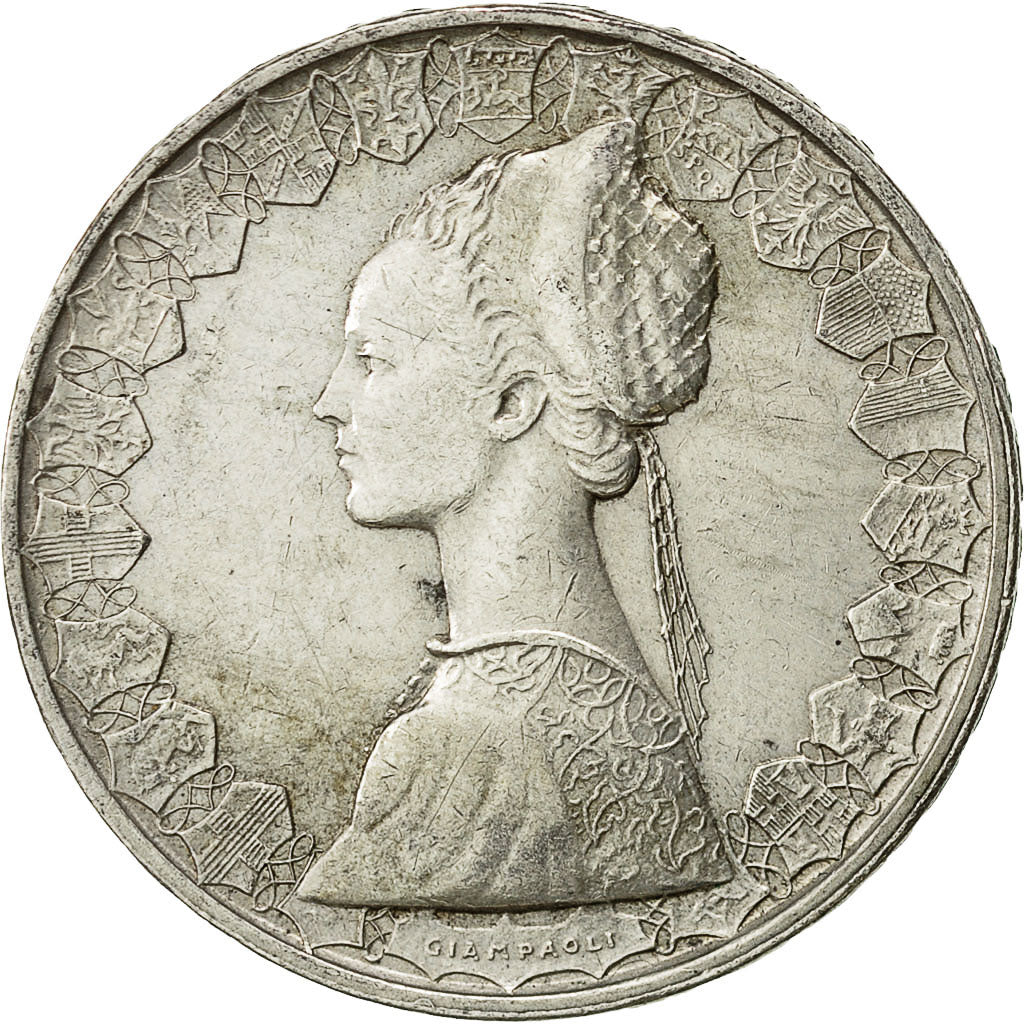 Italien, 500 Lire, 1959, Rome, SS, Silber, KM:98