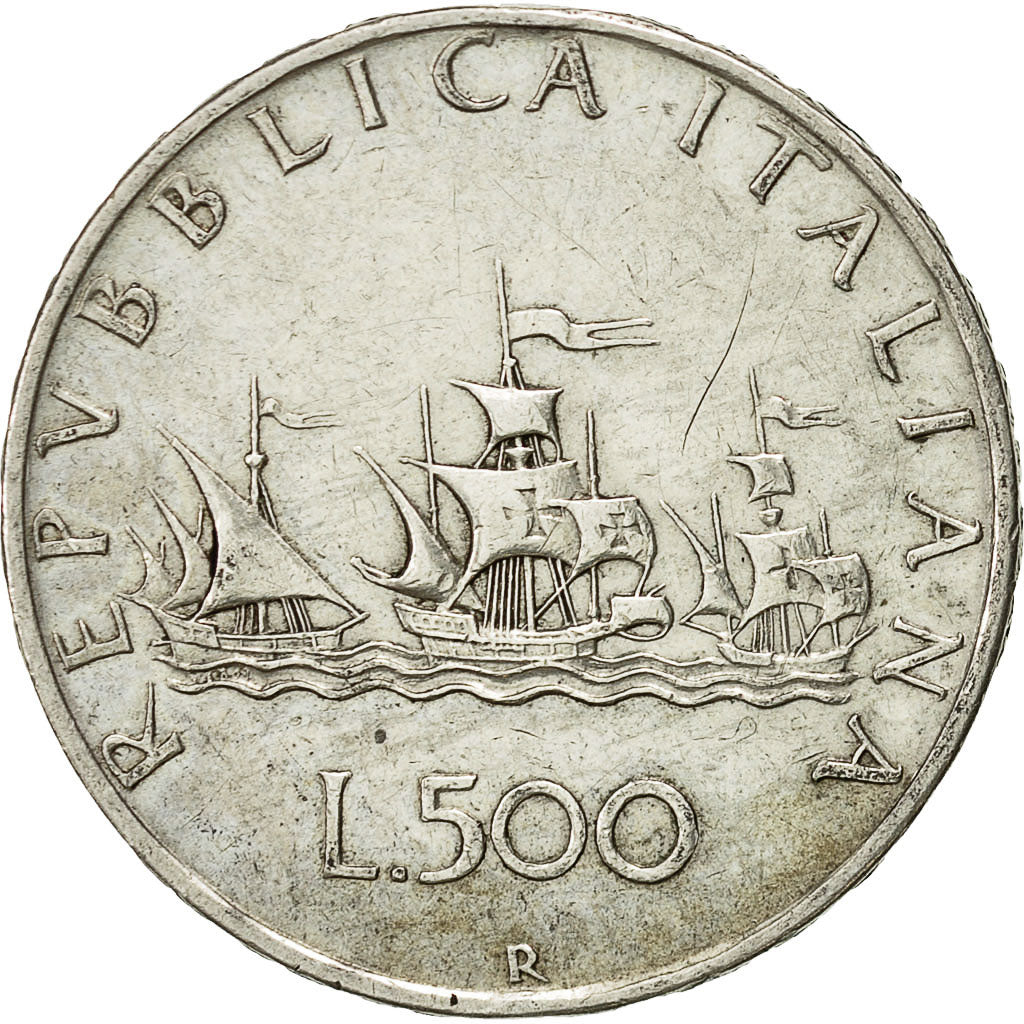Italien, 500 Lire, 1959, Rome, SS, Silber, KM:98