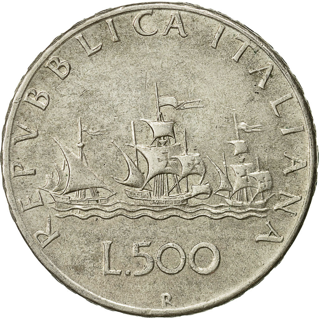 Italien, 500 Lire, 1965, Rome, SS, Silber, KM:98