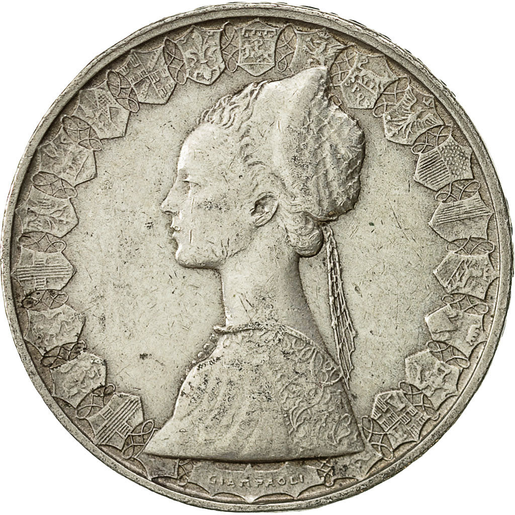 Italia, 500 Lire, 1960, Rome, BB, Argento, KM:98