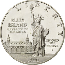 UNITED STATES, Dollar, 1986, U.S. Mint, KM #214, MS(65-70), Silver, 38.1, 26.60