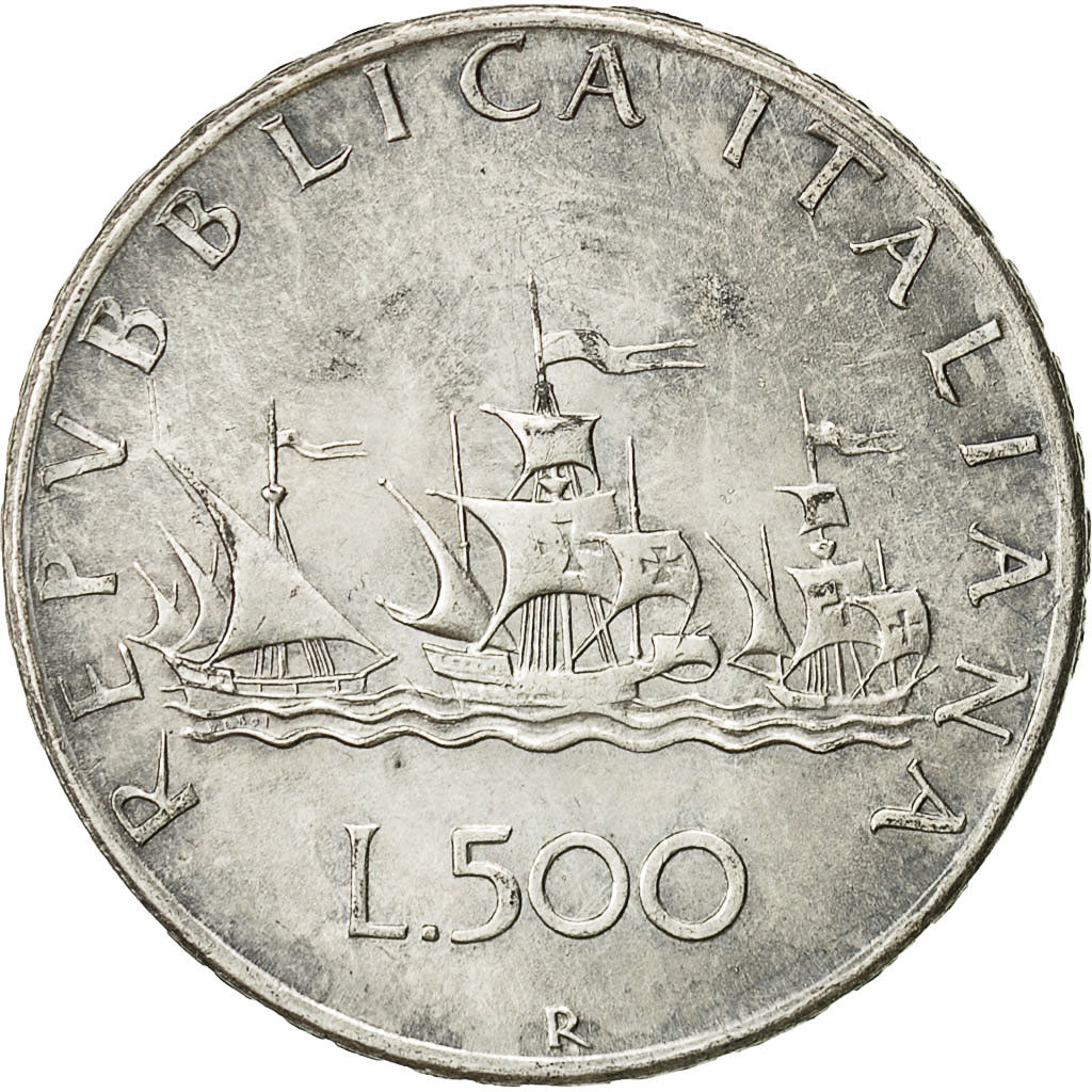 Italia, 500 Lire, 1966, Rome, BB+, Argento, KM:98