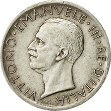 Italia, Vittorio Emanuele III, 5 Lire, 1929, Rome, BB, Argento, KM:67.1