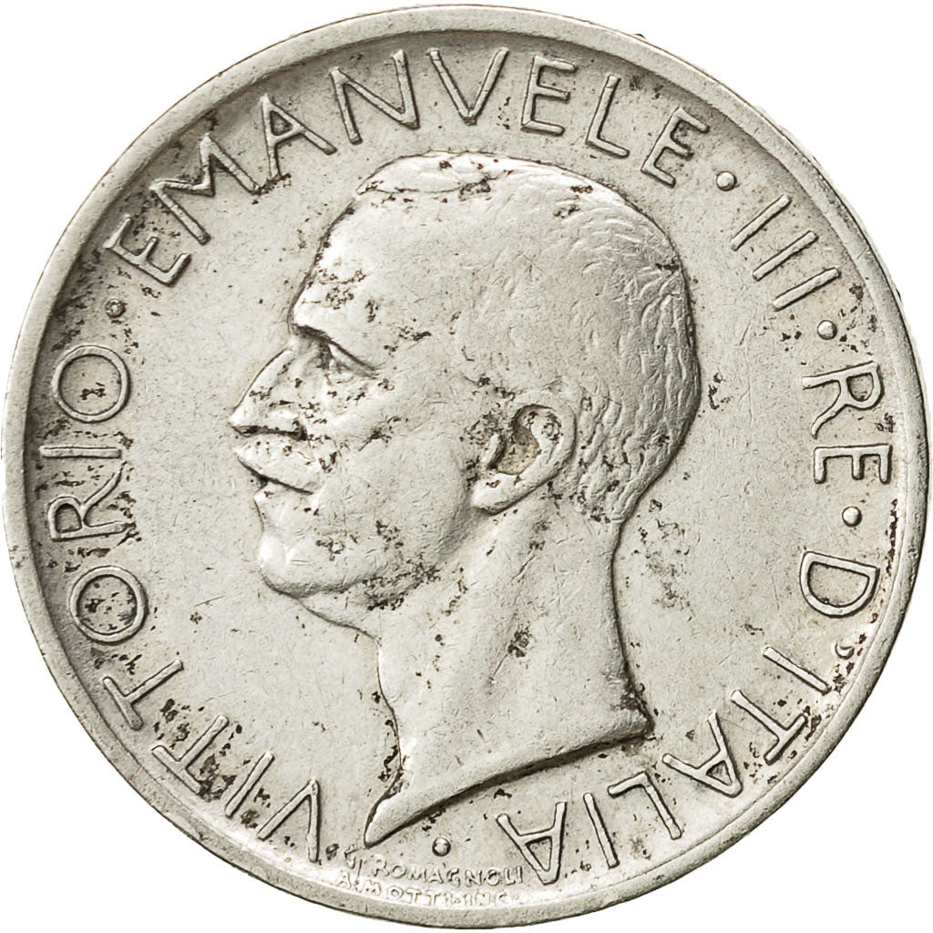 Italia, Vittorio Emanuele III, 5 Lire, 1930, Rome, BB, Argento, KM:67.1