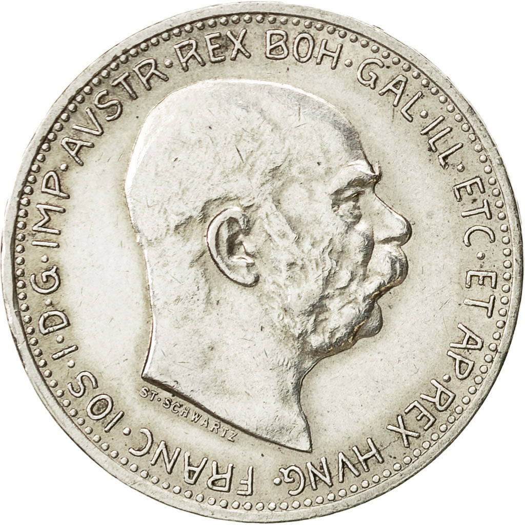 Österreich, Franz Joseph I, Corona, 1913, SS+, Silber, KM:2820
