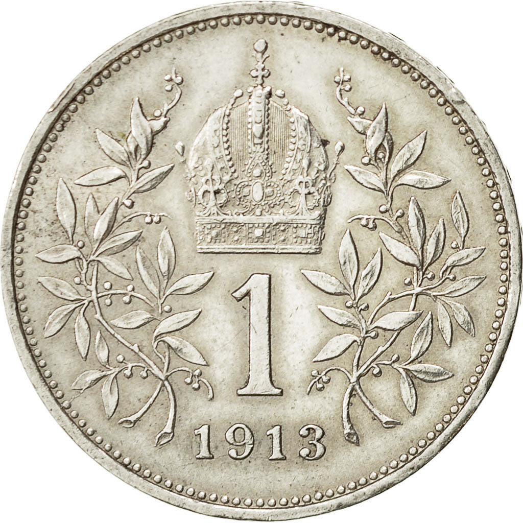 Österreich, Franz Joseph I, Corona, 1913, SS+, Silber, KM:2820