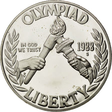 Coin, United States, Dollar, 1988, U.S. Mint, San Francisco, MS(65-70), Silver