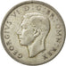 Gran Bretaña, George VI, 1/2 Crown, 1937, MBC, Plata, KM:856