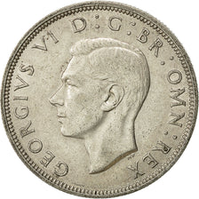 Gran Bretagna, George VI, 1/2 Crown, 1941, BB+, Argento, KM:856
