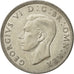 Gran Bretagna, George VI, 1/2 Crown, 1942, BB+, Argento, KM:856