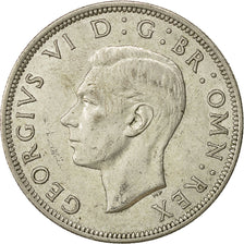 Großbritannien, George VI, 1/2 Crown, 1943, SS, Silber, KM:856