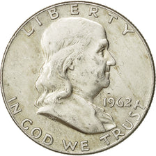 Estados Unidos, Franklin Half Dollar, Half Dollar, 1962, U.S. Mint, Denver