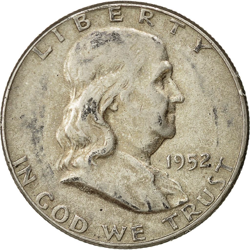 Vereinigte Staaten, Franklin Half Dollar, Half Dollar, 1952, U.S. Mint