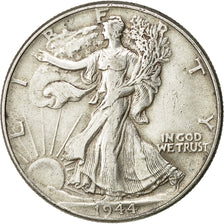 Estados Unidos, Walking Liberty Half Dollar, Half Dollar, 1944, U.S. Mint