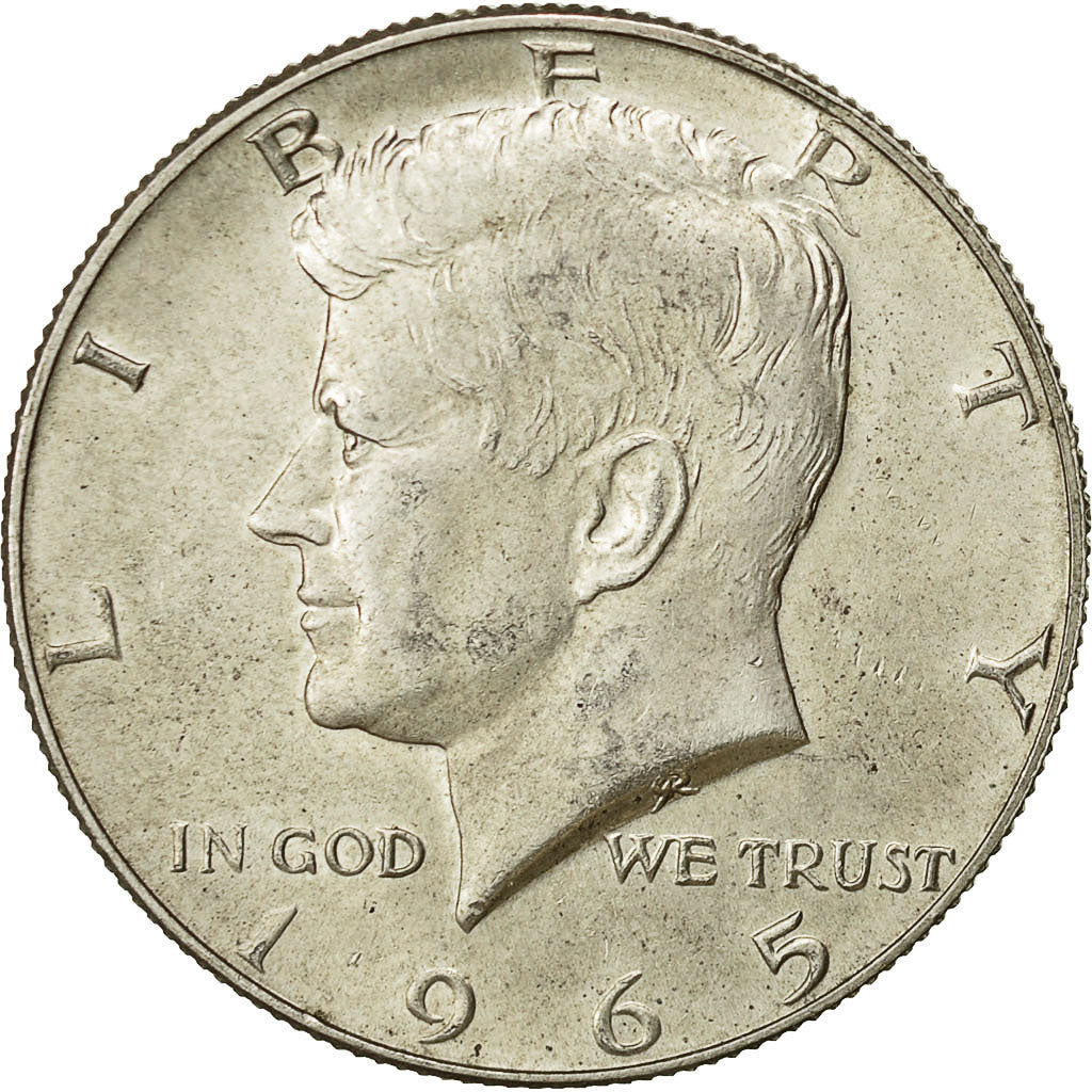 Vereinigte Staaten, Kennedy Half Dollar, Half Dollar, 1965, U.S. Mint