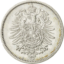 GERMANIA - IMPERO, Wilhelm I, Mark, 1886, Berlin, BB+, Argento, KM:7