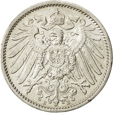 GERMANY - EMPIRE, Wilhelm II, Mark, 1908, Muldenhütten, SS+, Silber, KM:14