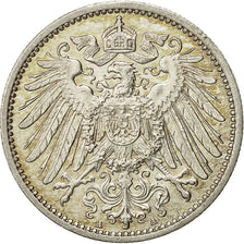 GERMANY - EMPIRE, Wilhelm II, Mark, 1910, Berlin, SS+, Silber, KM:14