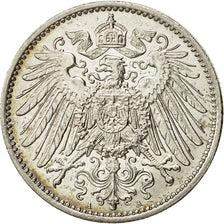 GERMANIA - IMPERO, Wilhelm II, Mark, 1915, Berlin, BB+, Argento, KM:14