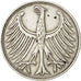 Moneta, Niemcy - RFN, 5 Mark, 1963, Stuttgart, EF(40-45), Srebro, KM:112.1