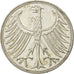 GERMANY - FEDERAL REPUBLIC, 5 Mark, 1970, Karlsruhe, EF(40-45), Silver, KM:112.1