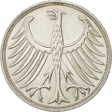 GERMANIA - REPUBBLICA FEDERALE, 5 Mark, 1972, Stuttgart, BB, Argento, KM:112.1