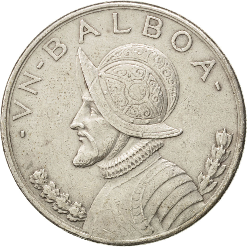 PANAMA, Balboa, 1931, KM #13, EF(40-45), Silver, 38.1, 26.70